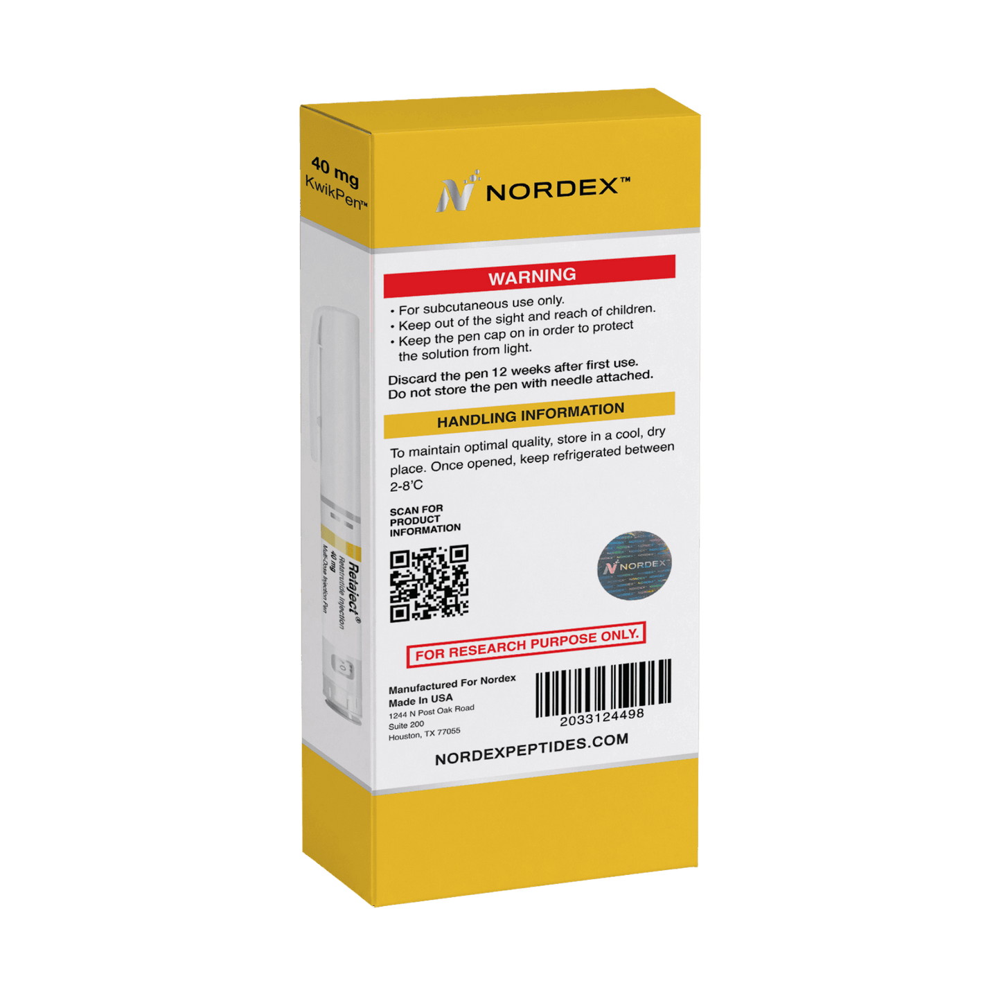 NORDEX RETAJECT 40MG RETATRUTIDE PEN | USA IMPORT