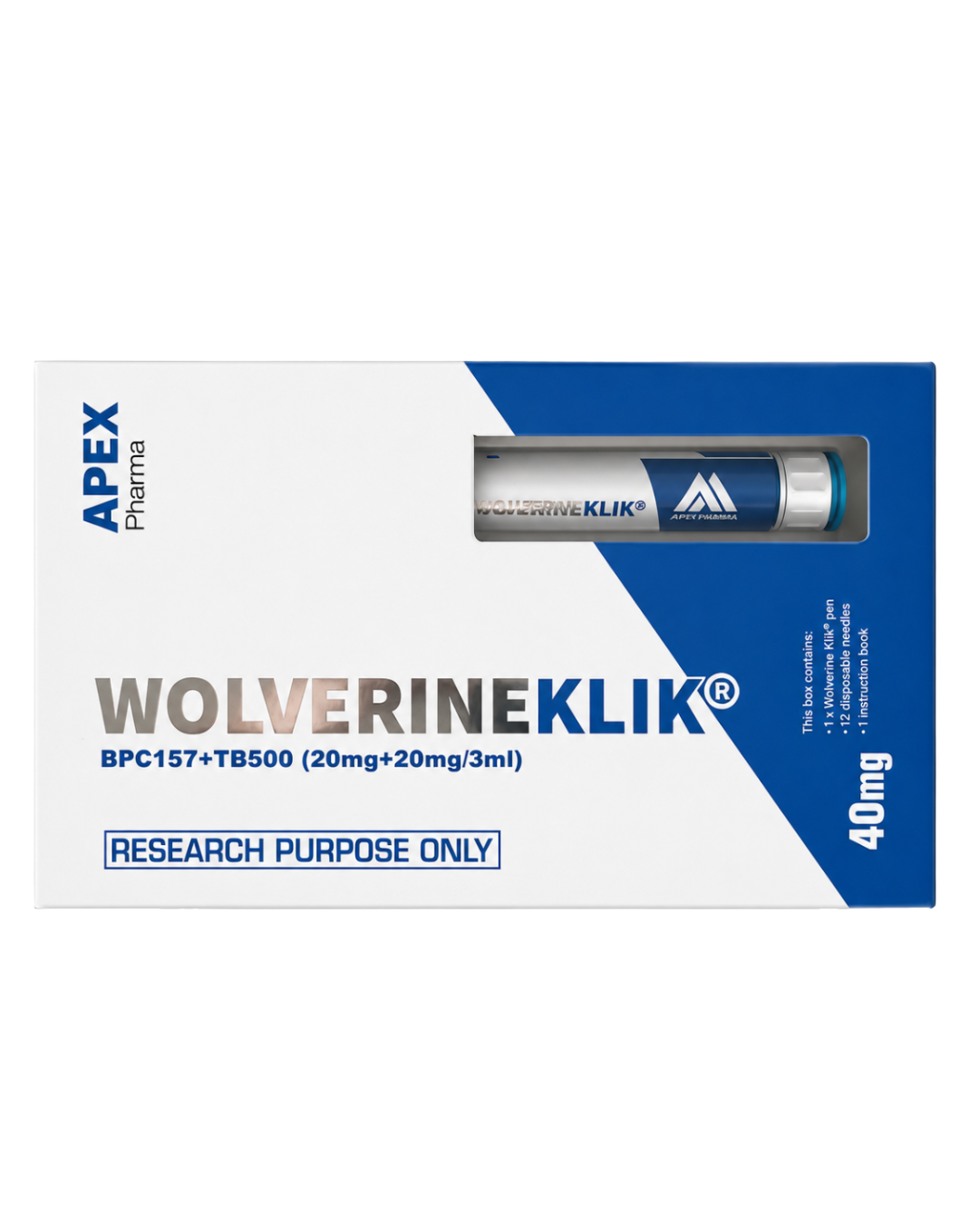 APEX PHARMA WOLVERINEKLIK 40MG PEN