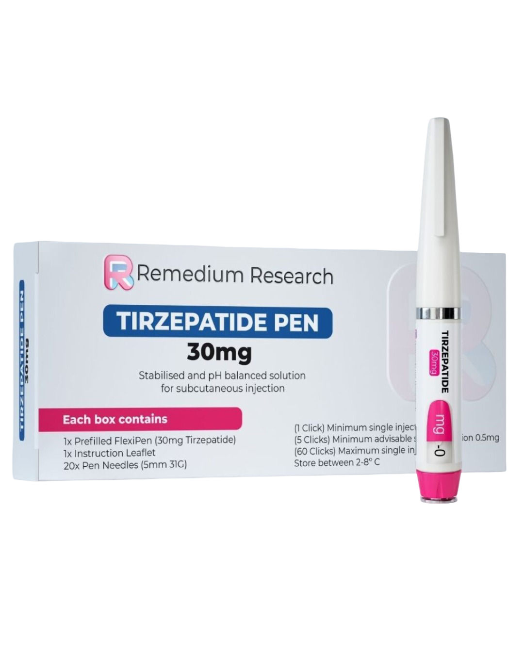 REMEDIUM RESEARCH TIRZEPTADIE 30MG PEN