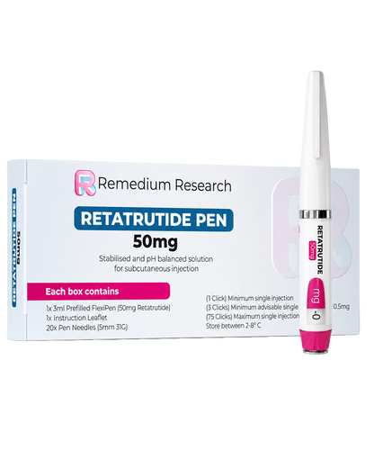 REMEDIUM RESEARCH RETATRUTIDE PEN 50MG